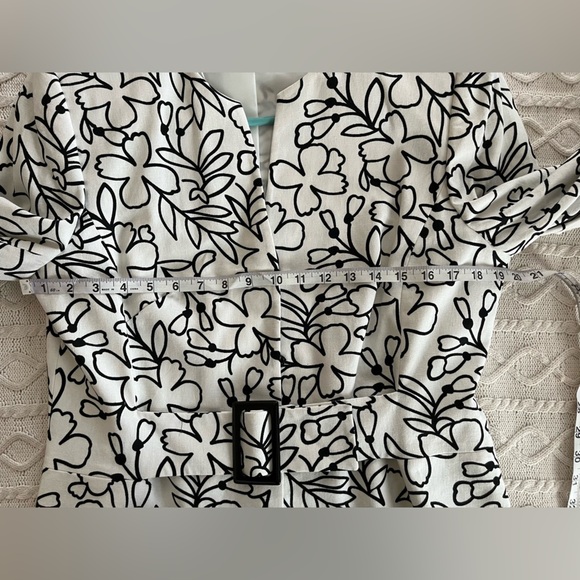 NEW! Liz Claiborne Separates Black/White Floral Business Blazer/Jacket Size 14 - Picture 16 of 16